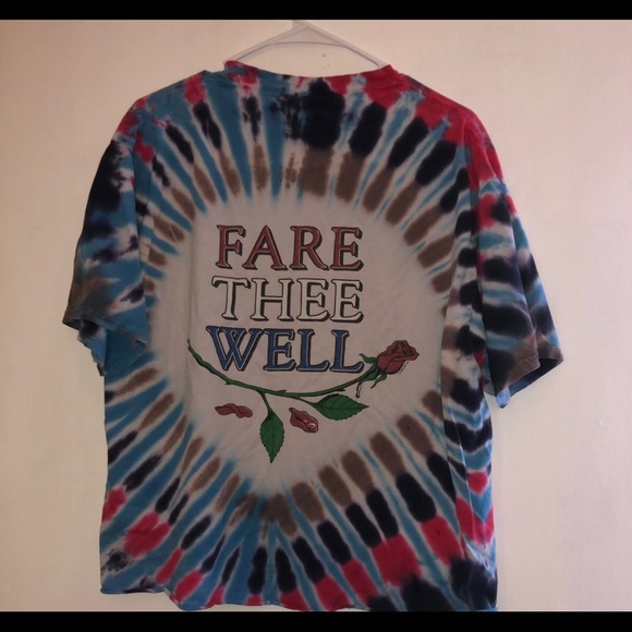 Grateful Dead Tie Dyed Shirt Fare The Well - Picture 3 of 4